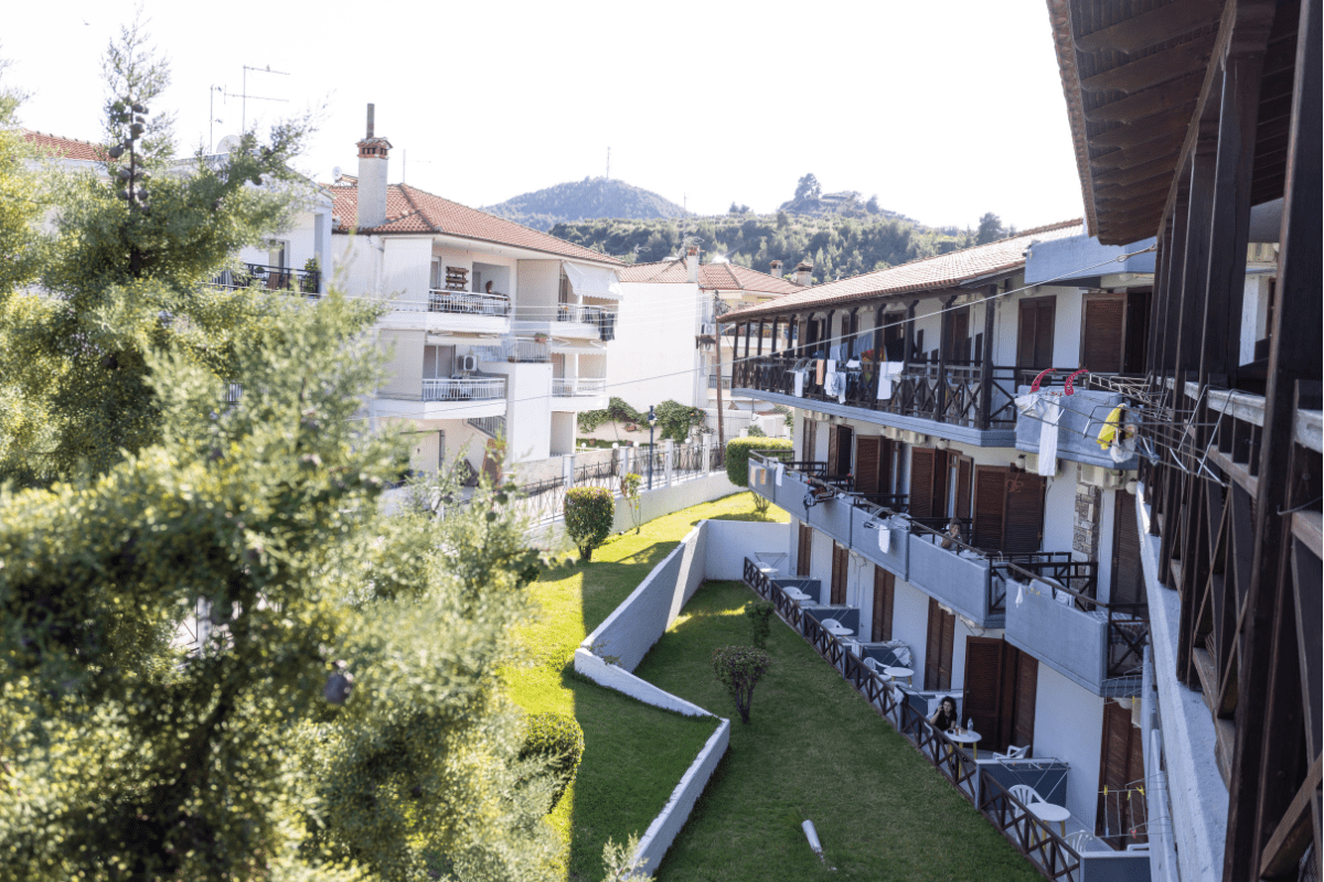 Vila Petridis - pogled sa teras