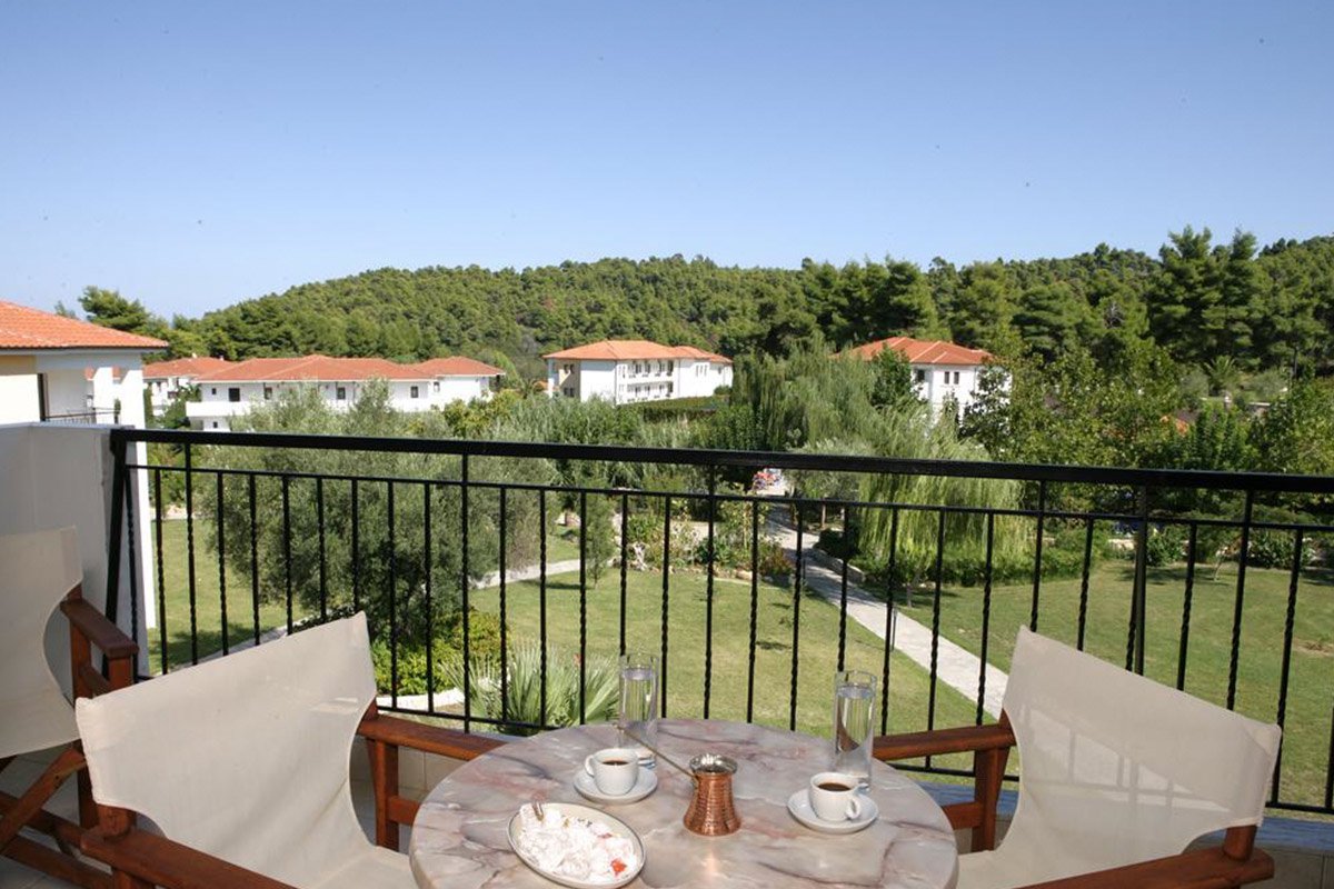 Hotel Chrousso Village terasa