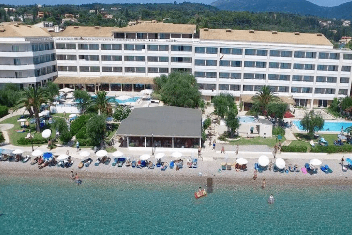 Elea Beach Corfu hotel panorama