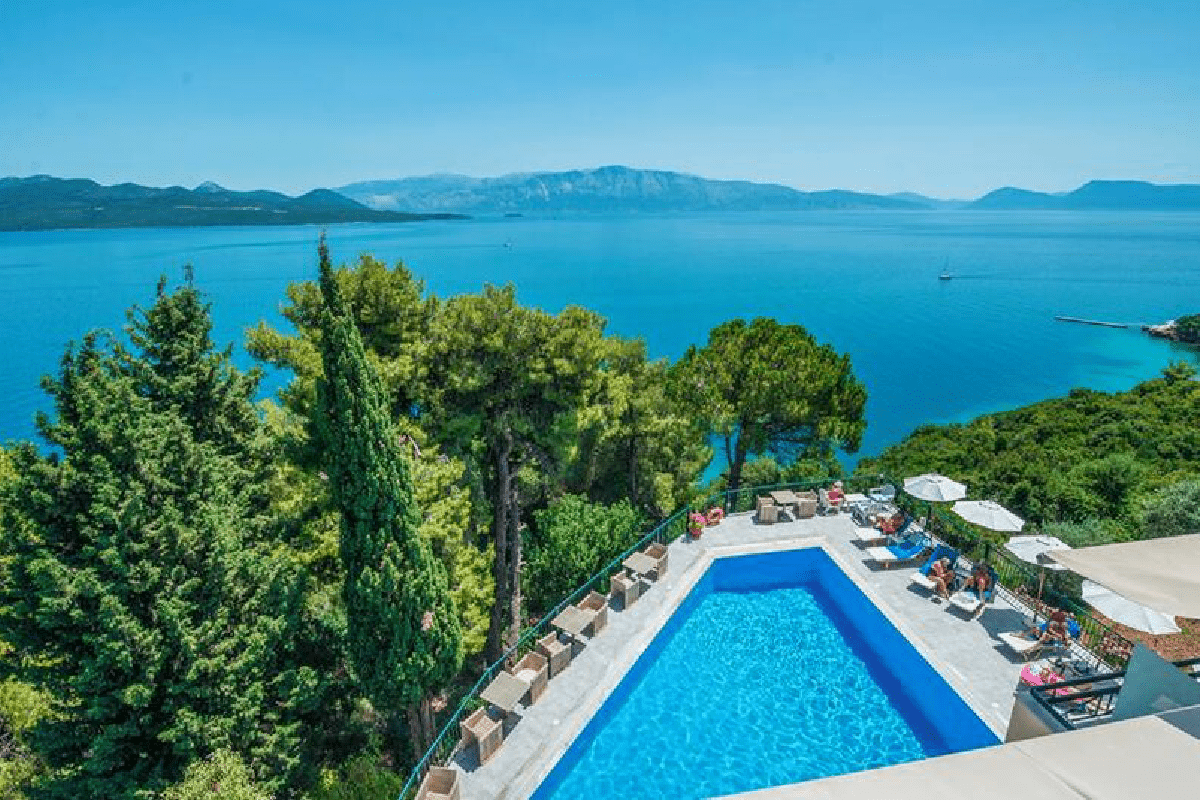 Aliki hotel Nikiana Lefkada pogled na more