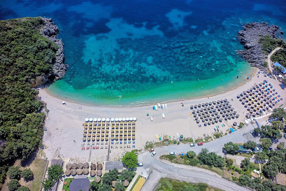 Mega Ammos Hotel plaža Sivota