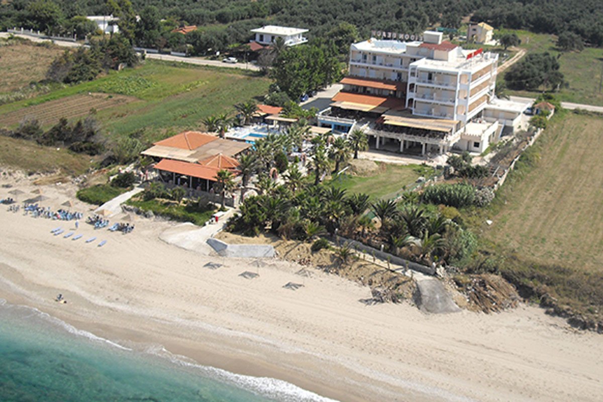 Poseidon Beach hotel plaža Kanali