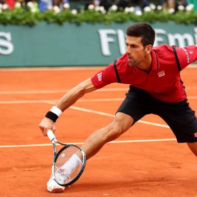 Novak Djoković na teniskom turniru Roland Garros