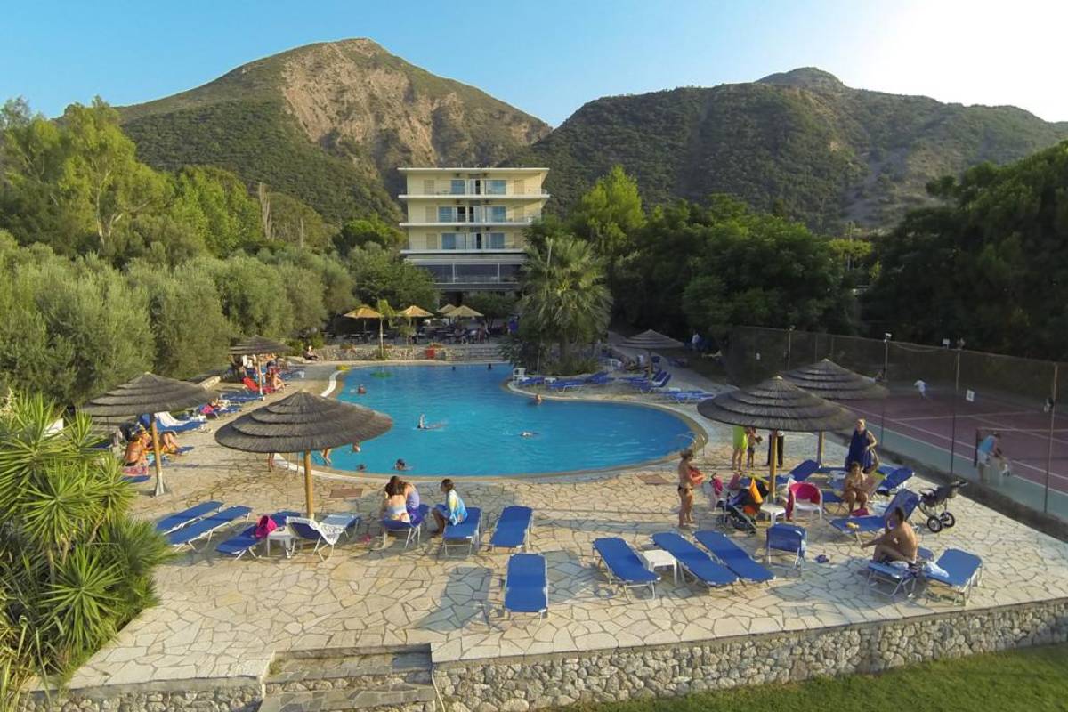 Florida Blue Bay Hotel bašta