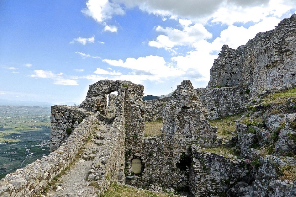 Mystras dvorac na Peloponezu
