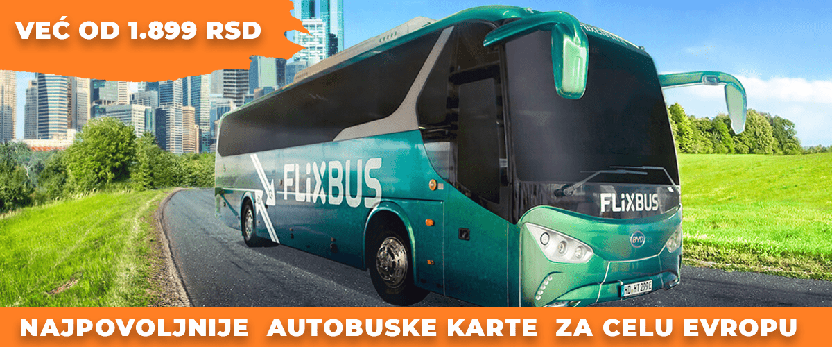 Flixbus karte - za celu Evropu