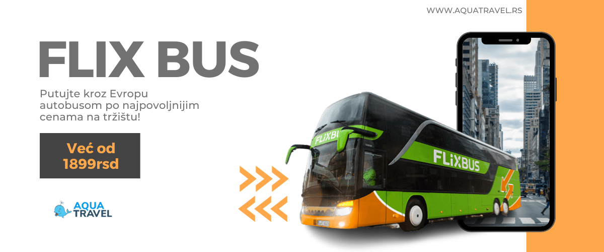 Flix Bus - Povoljne autobuske karte - AquaTravel.rs