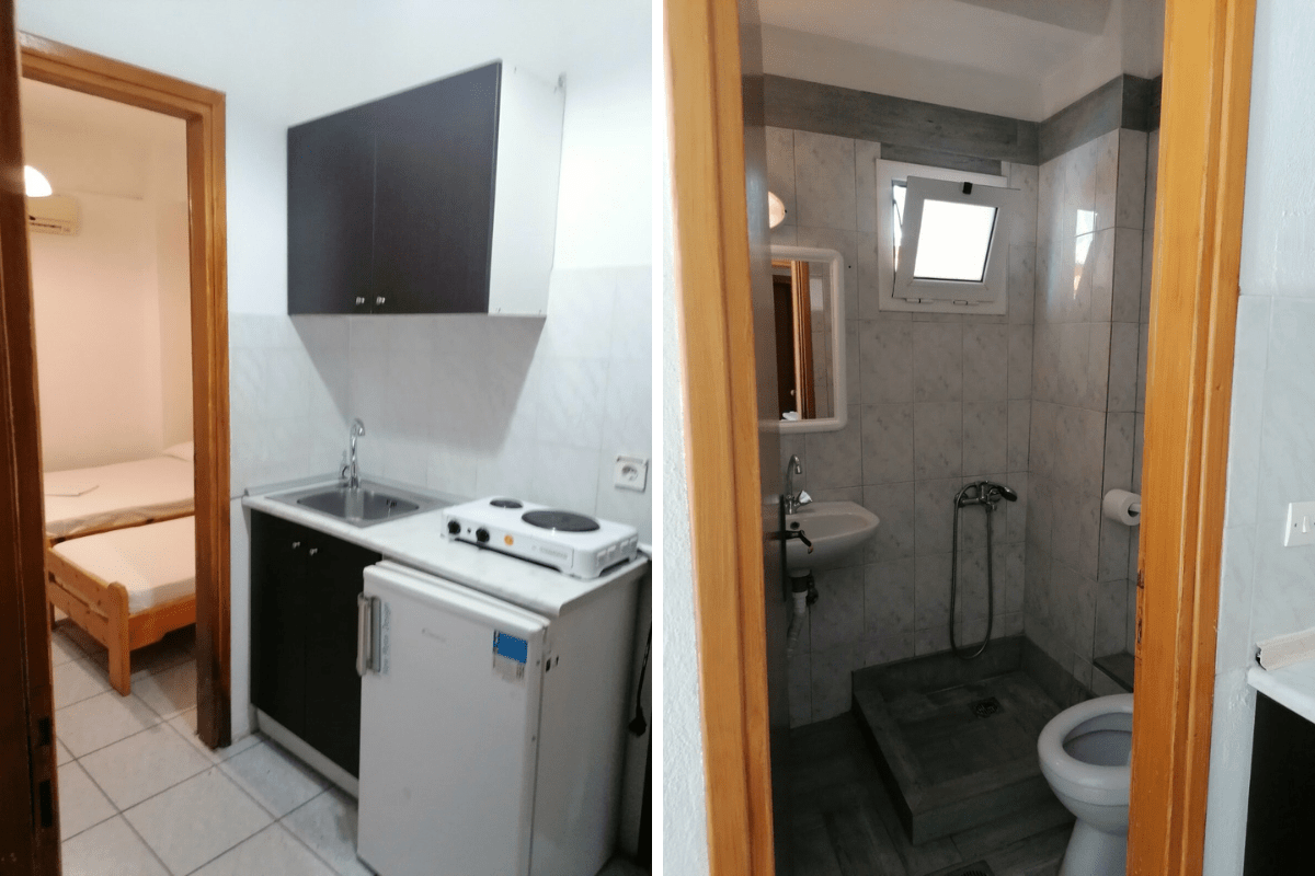 Vila Dimitris - Kuhinja i kupatilo