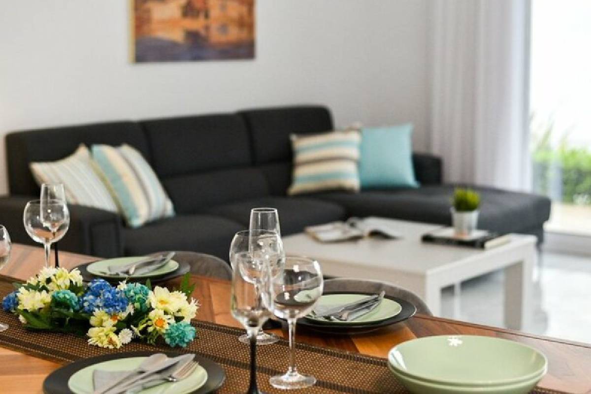 Acrotel Porto Brava Luxury Villas-Ormos Panagia dnevni boravak