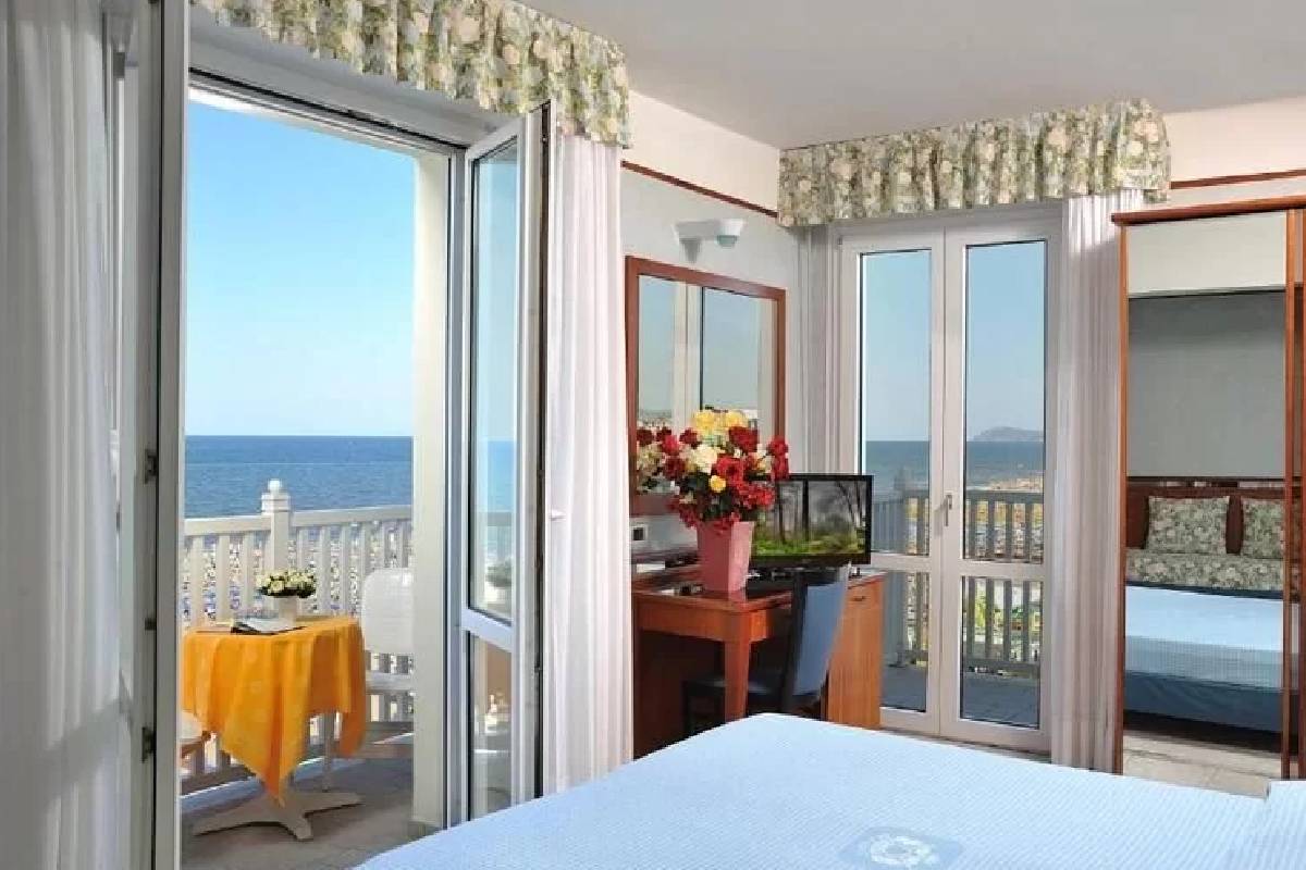 Hotel De France Rimini balkon