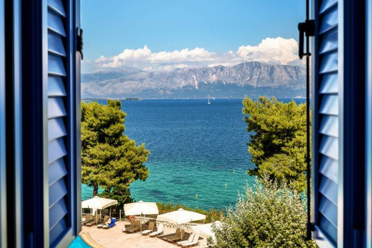 Hotel Porto Galini Nikiana pogled na more