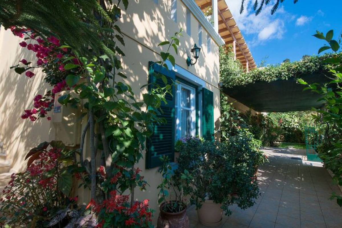 Hotel Sofia Lefkada Nikiana dvorište