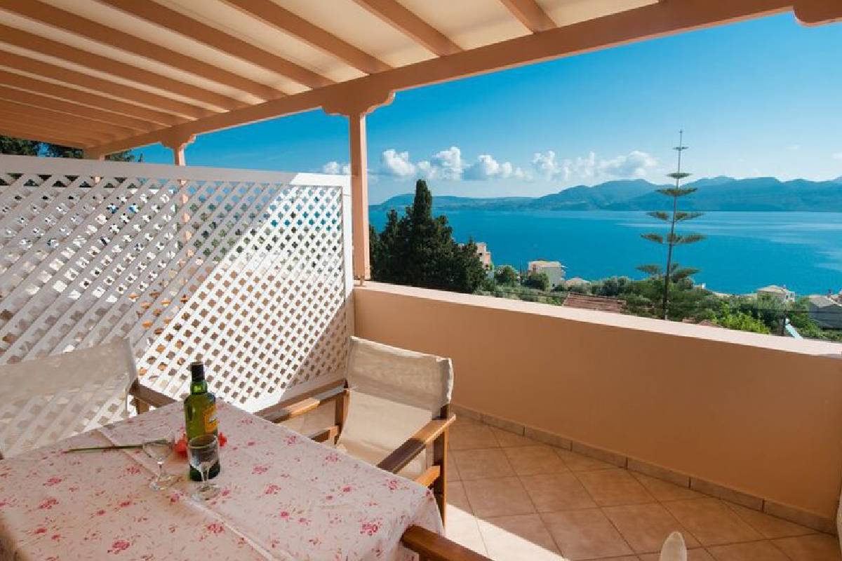 Hotel Sofia Lefkada Nikiana pogled na more