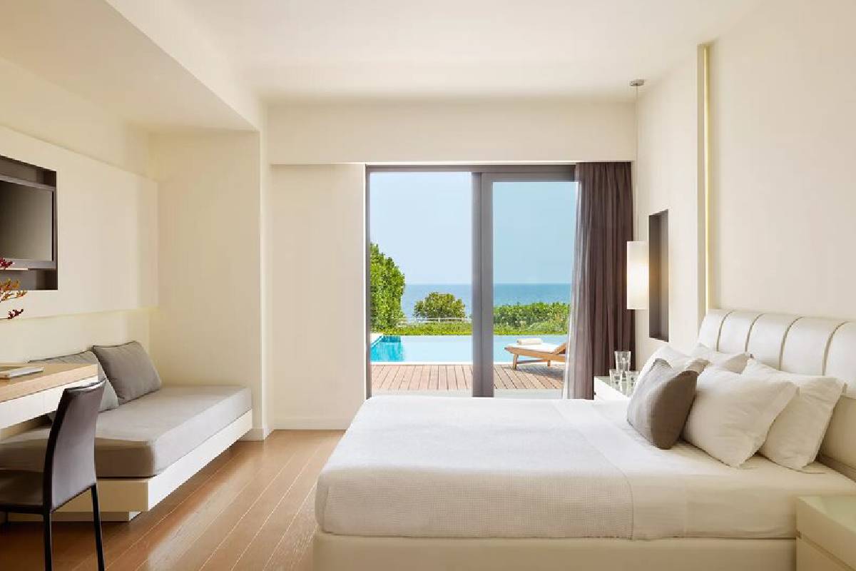 Hotel Cavo Olympo Plaka Litohoro private pool