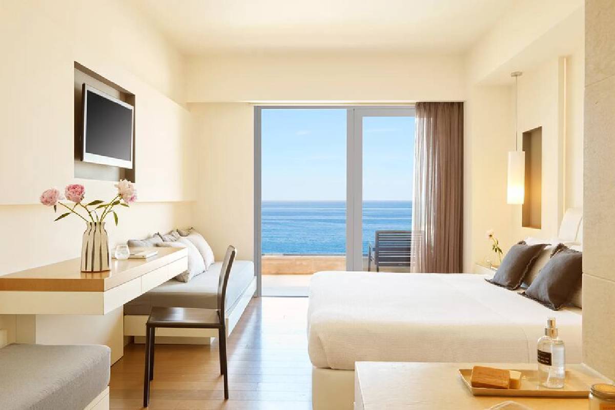 Hotel Cavo Olympo Plaka Litohoro soba pogled more