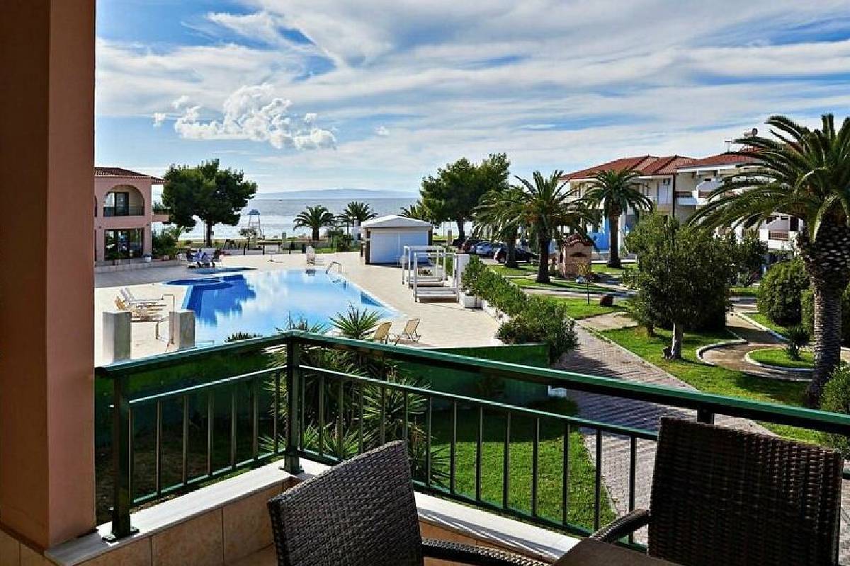 Hotel Toroni Blue Sea balkon