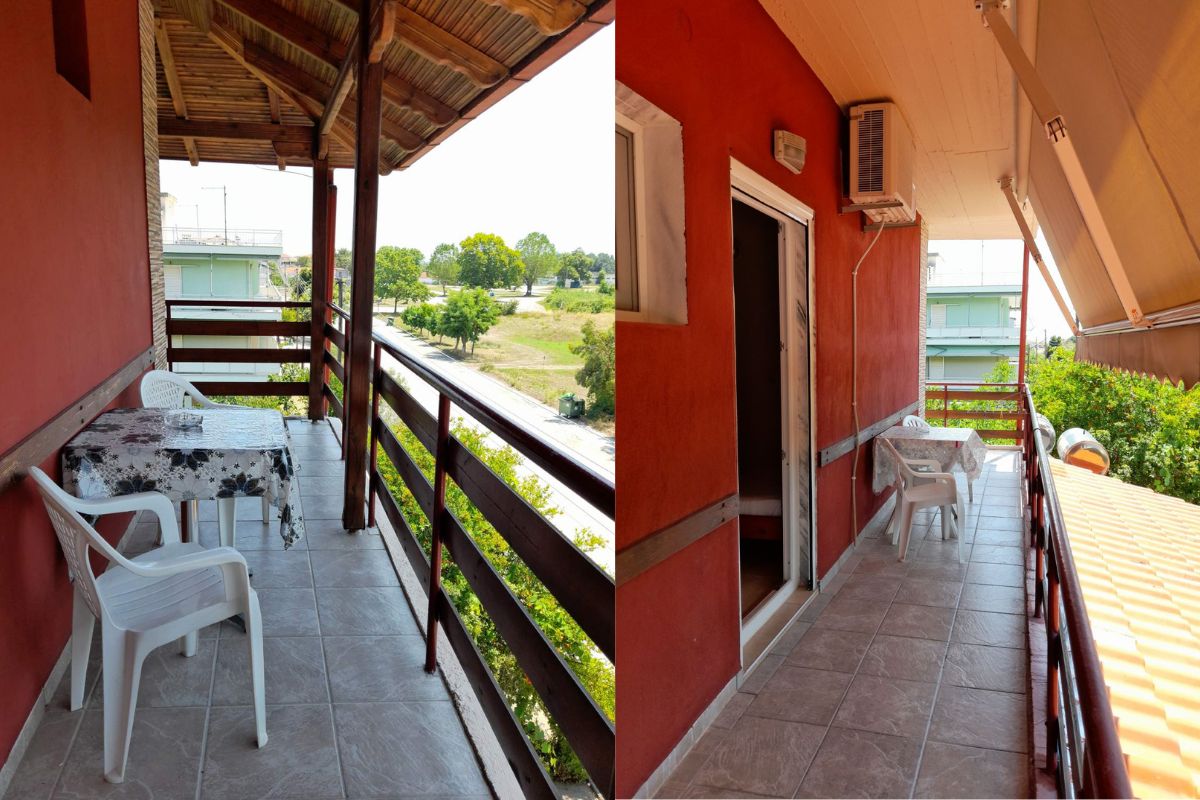 Terasa studija u Vili Thomas u Nei Poriju