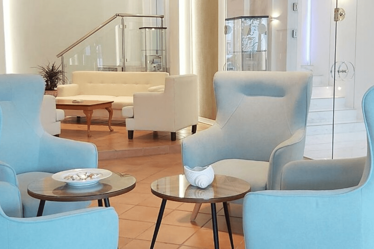 Akrogiali Exclusive Hotel lobi