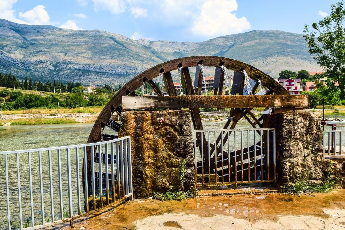 Stari vodeni točak na Trebišnjici u Trebinju