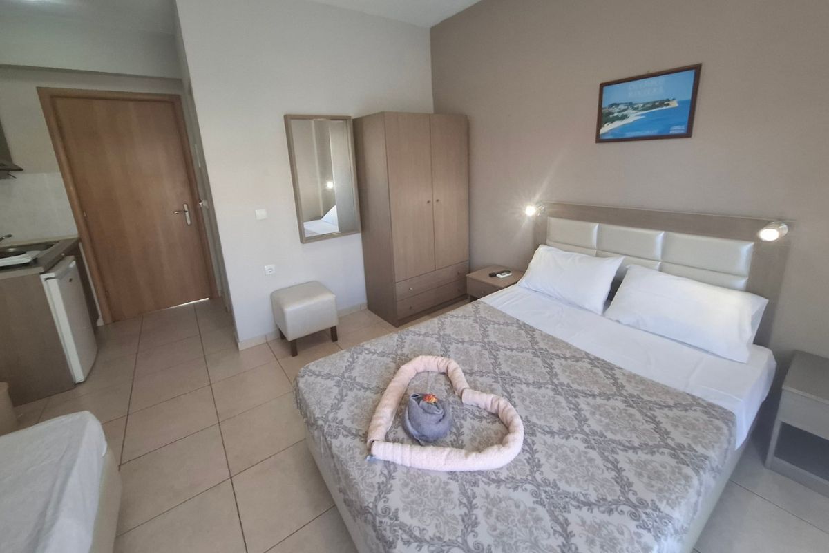 Dvokrevetni studio u vili Aqua Family Leptokarija