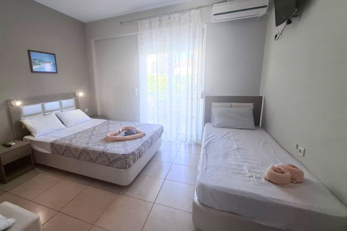 Trokrevetni studio Aqua Family Leptokarija – smeštaj blizu mora