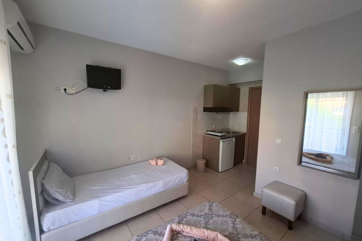 Trokrevetni studio Aqua Family Leptokarija – smeštaj blizu mora