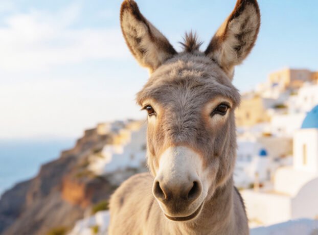 Magarci na Santoriniju